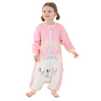 Cat Baby Sleeping Bag Sack Long Sleeve with Feet Swaddle Wearable Blanket for Boys Girls